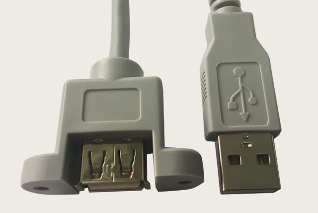 USB延長ケーブル（AAタイプ オスメスコネクタ）製作販売 - 電線ケーブル販売センター